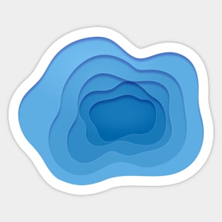 The Blue Void Sticker